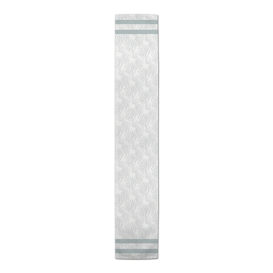 Coral & Stripe Cotton Twill Runner